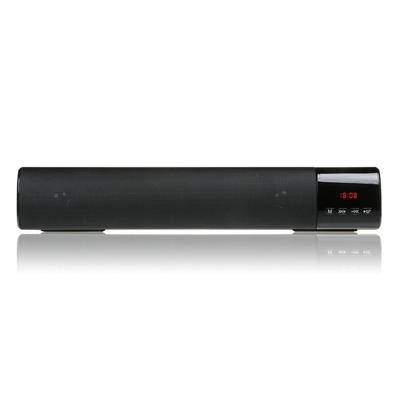 TOPROAD High Power 10W HIFI draagbare draadloze Bluetooth speaker stereo geluidsbalk TF FM USB subwoofer kolom voor computer TV telefoon (zwart)
