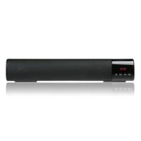 TOPROAD High Power 10W HIFI draagbare draadloze Bluetooth speaker stereo geluidsbalk TF FM USB subwoofer kolom voor computer TV telefoon (zwart)