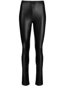 Junya Watanabe legging à fini mat - Noir