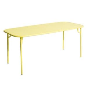 Petite Friture Week-end tuintafel 180x85 met dicht blad geel