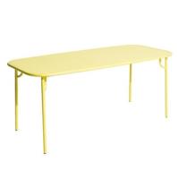 Petite Friture Week-end tuintafel 180x85 met dicht blad geel