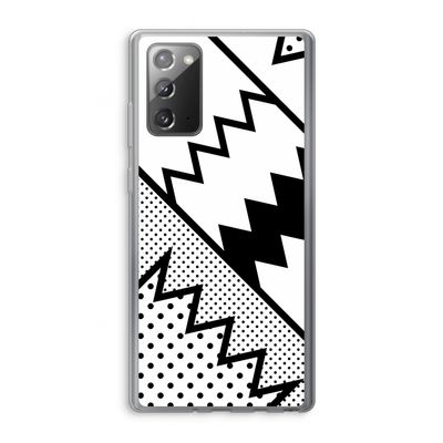 Pop Art #5: Samsung Galaxy Note 20 / Note 20 5G Transparant Hoesje