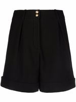Balmain short à taille haute - Noir