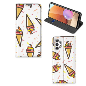 Samsung Galaxy A32 4G | A32 5G Enterprise Editie Flip Style Cover Icecream