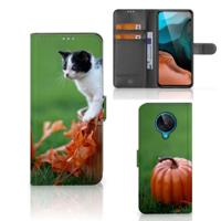 Xiaomi Poco F2 Pro | Telefoonhoesje | Met pasjeshouder | Kitten