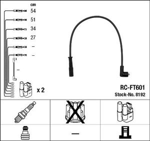 Bougiekabelset RCFT601