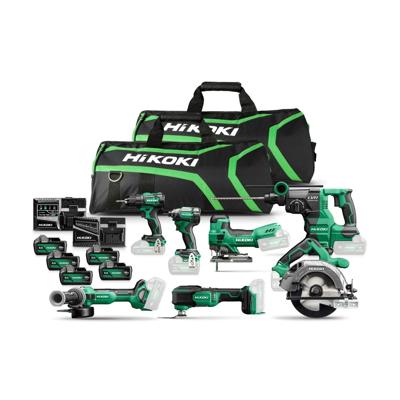 Hikoki KC18H7A 505 18V Voordeelpack | 7 x 18V machines | 5 x 5.0 Ah accu en snellader | In draagtas - KC18H7A-505