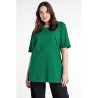 Ulla Popken T-shirt donkergroen - thumbnail