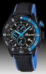 Horlogeband Lotus 15790-2 Kunststof/Plastic Zwart 24mm