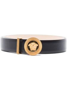 Versace ceinture Medusa Biggie en cuir - Noir