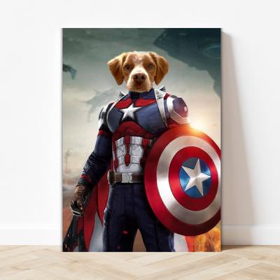 Captain Kwispel - Huisdier Portret - Pillow Buddies