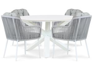 Santika Tendenza/Orino 130 cm dining tuinset 5-delig