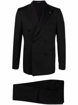 Tagliatore costume cintré à boutonnière croisée - Noir