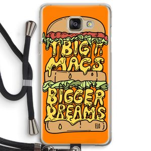 Big Macs Bigger Dreams: Samsung Galaxy A5 (2016) Transparant Hoesje met koord