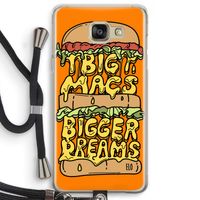 Big Macs Bigger Dreams: Samsung Galaxy A5 (2016) Transparant Hoesje met koord
