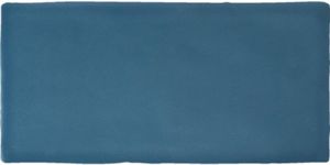 Cifre Cerámica Atlas Wandtegel | 7.5x15 cm | Vintage | Mat Donker blauw