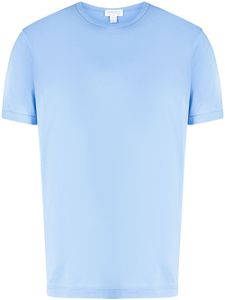 Sunspel t-shirt en coton à manches courtes - Bleu