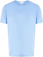 Sunspel t-shirt en coton à manches courtes - Bleu