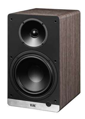 Elac: Debut ConneX DCB61 boekenplank speaker - Zwart/Noten