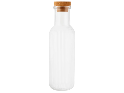 Cosy & Trendy Waterkaraf - Karaf met Kurk - Raya - Transparant - 1 Liter