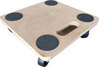 Diggers mdf dolly | 29x29cm | 200kg capaciteit | 50mm harde pp wielen | fsc 100% - dig771