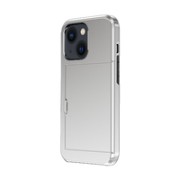 iPhone 15 Pro Max hoesje - Backcover - Hardcase - Pasjeshouder - Portemonnee - Shockproof - TPU - Wit - thumbnail