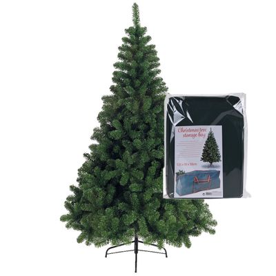 Bellatio Decorations kerstboom 210 cm met opbergzak