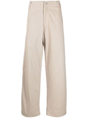 Emporio Armani pantalon chino ASV en gabardine - Tons neutres