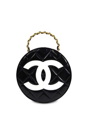 CHANEL Pre-Owned sac cabas Vanity matelassé (1995) - Noir