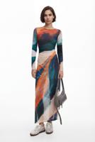 Bedrukte jurk - GREEN - XL