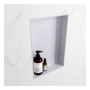 Wandnis Solid Surface Easy | In- en opbouw | 30x45x8 cm | 1 vak | Cale