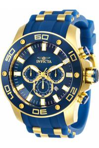 Horlogeband Invicta 26087 Rubber Blauw 26mm