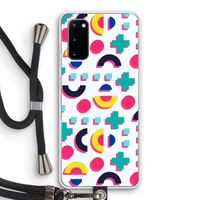 8-bit N°2: Samsung Galaxy S20 Transparant Hoesje met koord