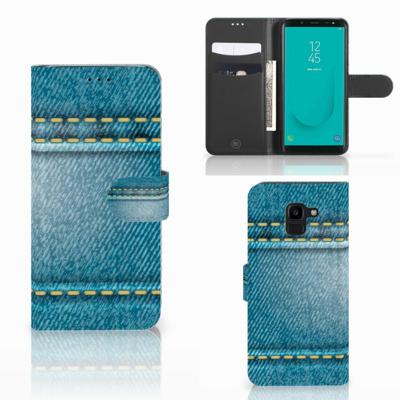 Samsung Galaxy J6 2018 | Wallet Case | met Pasjes | Jeans