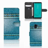 Samsung Galaxy J6 2018 | Wallet Case | met Pasjes | Jeans Samsung Galaxy J6 2018 | Wallet Case | met Pasjes | Jeans