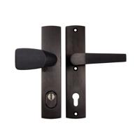 Veiligheidsbeslag Premium Wing-knop+kruk Arrow PC92 anti-kerntrek/omkeerbaar/242x52x13/alu. gesl. F8/SKG3