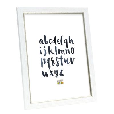 Deknudt Kader in witte schilderlook met passend biesje 20x30 S46AF1