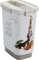 Rotho flo pet food container 4,1l cappuccino/sabbia sand Rotho flo pet food container 4,1l cappuccino/sabbia sand