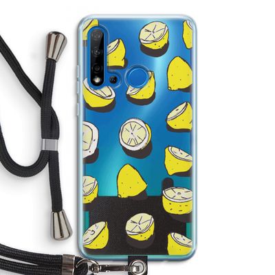 When Life Gives You Lemons...: Huawei P20 Lite (2019) Transparant Hoesje met koord