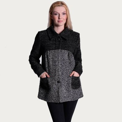 Op en Top Zwanger Gebreide ZwangerschapsWinterjas Op en Top Zwanger Gebreide ZwangerschapsWinterjas