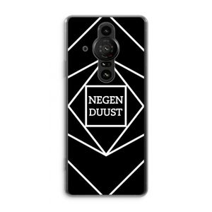Negenduust geometrisch: Sony Xperia Pro-I Transparant Hoesje