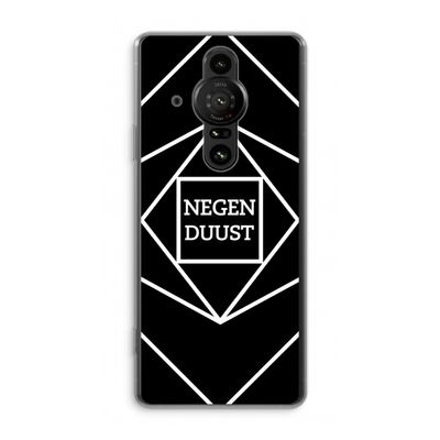 Negenduust geometrisch: Sony Xperia Pro-I Transparant Hoesje