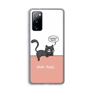 GSM poes: Samsung Galaxy S20 FE / S20 FE 5G Transparant Hoesje
