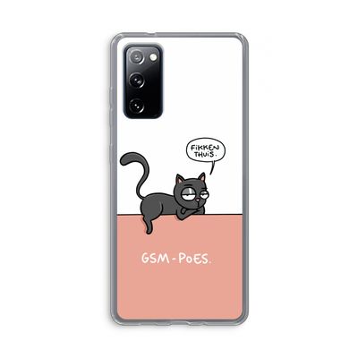 GSM poes: Samsung Galaxy S20 FE / S20 FE 5G Transparant Hoesje
