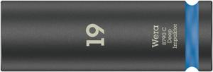 Wera 8790 C Impaktor Deep doppen met 1/2"-aandrijving, 19 x 83 mm - 05004836001
