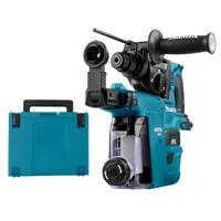 Makita accu combihamer - DHR242ZJW - SDS-Plus - 18V - excl. accu en lader - in Mbox met stofafzuigunit