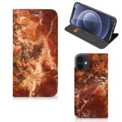 iPhone 12 Mini | Standcase | Marmer Bruin
