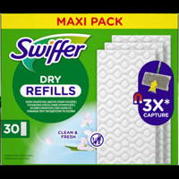 Swiffer Vloerreiniger Droge Vloerdoekjes Schoon & Fris X30 Vangt En Houdt Stof Vast bij Jumbo
