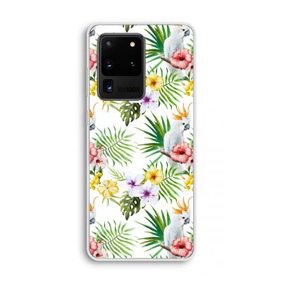 Gele kuif: Samsung Galaxy S20 Ultra Transparant Hoesje