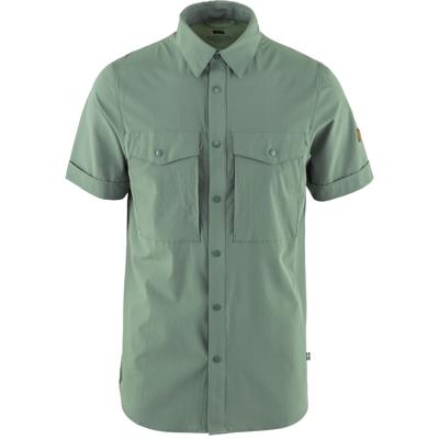 Fjallraven Abisko Trekking SS Heren Overhemd Patina Green S